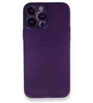 iPhone 14 Pro Max Kılıf PP Ultra İnce Kapak - Mor