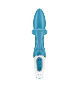 2 Motorlu Ultra Esnek Güçlü Titreşimli Satisfyer Embrace Me Turquoise Rabbit Vibratör