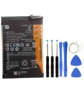 Xioami Redmi 10 Power Pil Batarya Bn66 6000 Mah+tamir Seti