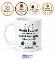 Kodu Bozdum Ama Nasıl Yaptığımı Bilmiyorum Yazılımcı Kupa Bardak Hediye