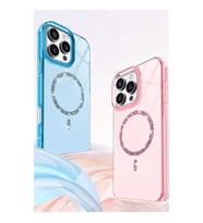 İphone 16 Pro Live Diamond Magsafe Kapak - Pembe