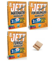 Ünlüler Karması LGS 2027 Jett Matematik Fen Bilimleri ve Türkçe Fasikülleri 3lü Set + Telefon Standı