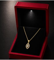Altın Kaplama 925 Ayar Gümüş Marquise Taş Çerçeveli Baget Taşlı Minimal Kolye