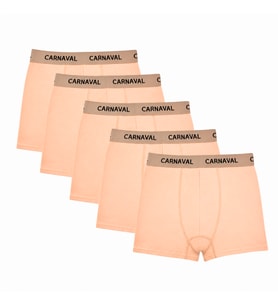 Erkek Boxer 5'li Set – Carnaval Glow Peach