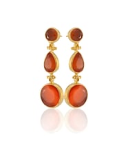 Kadir Jewellery 22 Ayar Altın Kaplama Vintage Küpe -El İşçiliği Ve Hipoalerjenik Küpe