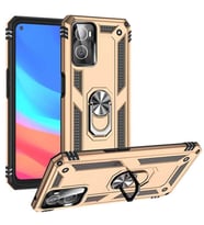 Coverzone Oppo A96 ile Uyumlu K?l?f Shockprof Y�z�k Tutuculu 360 DERECE D�NEB?LME,100 DERECE A?A?I VE YUKARI HAREKET ETME �ZELL??? Vega Gold