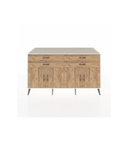 Kronos Konsol 2 Raflı 4 Çekmeceli 8 Kapaklı 176x59x99 Aytaşı-Çam