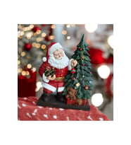 Yeniyıl, Yılbaşı, Dekor, Noel Baba Biblo, Heykel, Hediye (Çok Renkli)