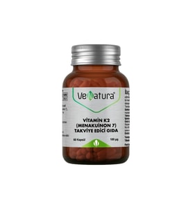 Vitamin K2 (Menakuinon 7) İçeren Takviye Edici Gıda 60 Kapsül