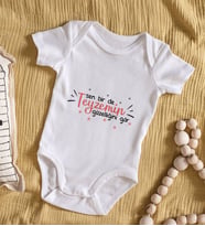 BK Kids Sen Bir de Teyzemin Güzelliğini Gör Tasarımlı Bebek Body Zıbın - Model 1