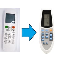 Midea Bosch Klima Kumandası-Resimde Sağdaki Gönderilir