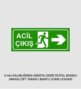 ACİL SAĞ 30X12 CM