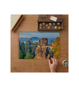 Bastei Köprüsü Tasarımı 240 parça Ahşap Puzzle Ahşap Kutuda MP05101