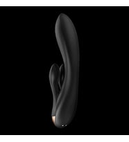 Satisfyer Double Flex Telefon Kontrollü 3 Güçlü Motora Sahip Klitoris Uyarıcılı Rabbit Vibratör