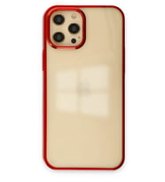 Pilelistore   iPhone 12 Pro Max Kılıf Element Silikon - Kırmızı