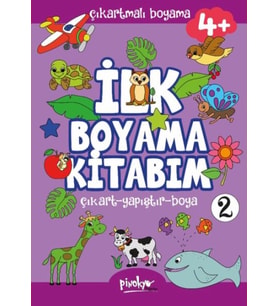 Çıkartmalı İlk Boyama Kitabım 4+ Yaş-2