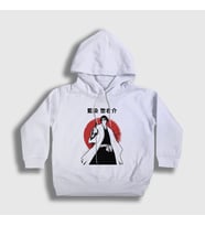 Presmono Unisex Çocuk Beyaz Aizen V2 Anime Bleach Kapüşonlu Sweatshirt 126941tt