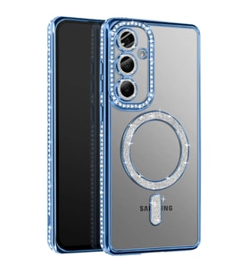 Samsung Galaxy A37 5g Joke Simli Magneticsafe Kılıf - Mavi