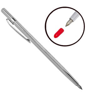 Çelik Karbür Uçlu Çizgi Kalemi Metal Uçlu Çizici Kalem Demir Seramik Çizim İşaret Çizik Kalemi 150mm