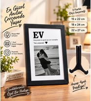 Kişiye Özel Ahşap MDF Fotoğraflı Çerçeve Anılarınızı Şık Bir Dekora Dönüştürün