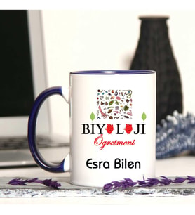 Biyoloji Öğretmenine Özel Öğretmenler Günü Hediyesi Kişiye Özel Kupa Bardak