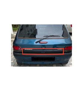Clio 1 arka reflektör / Clio 1 arka bagaj çıtası