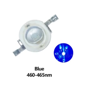1 Watt 350mA Mavi Power Led PCB 10 Adet