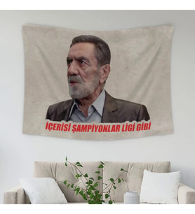 İçerisi Şampiyonlar Ligi Gibi Duvar Örtüsü