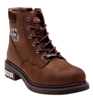 Harley Davidson Jim Dark Brown Nubuk Erkek Bot (KAHVE)