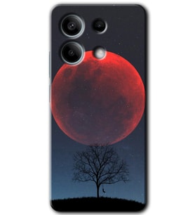 Xiaomi Redmi Note 13 5G Kılıf HD Desen Baskılı Kılıf - Kanlı Ay