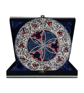e38 EL İŞÇİLİĞİ ÇİNİ TABAK 25 CM - 6291