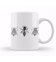 Worker Bees And Queen Bee Kupa Bardak Porselen