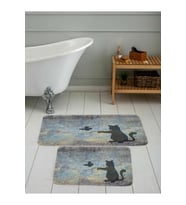 Eliana Home Baskılı 2'li Banyo Paspas Takımı RVG5091