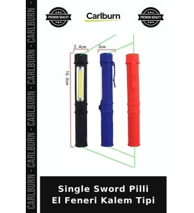 Single Sword Pilli El Feneri Kalem Tipi Seyahat Işığı Çok Amaçlı Tamirat Aleti