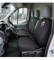 Ford Transit Siyah Penye Oto Koltuk Kılıfı - ALPINA Baskılı