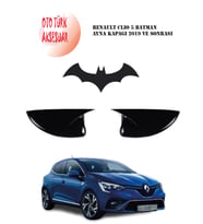 Renault Clıo 5 Yarasa Batman Ayna Kapağı 2019 Ve Sonrası (Siyah)