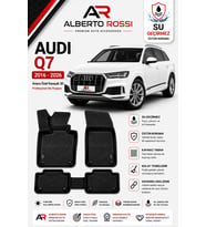AUDI Q7 2016 - 2026 Araca Özel Kauçuk 3D Profesyonel Oto Paspası
