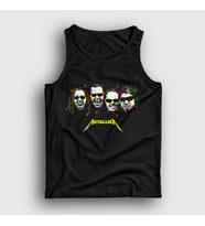 Presmono Unisex Siyah Band Metallica Atlet 66482tt