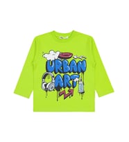 Civil Boys Urban Art Baskılı 2-5 Yaş Sweatshirt - Yeşil