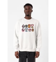 Top Gun Maverick Badge Layout Group Beyaz Erkek 2ip Sweatshirt