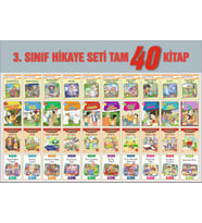 Ata 3.Sınıf Hikaye Seti (40 Kitap) (Beyaz)