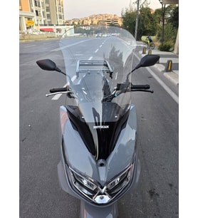 MOTOCAM Motolüx MCX 125 Ön Cam 2024-2026 Model 68cm Şeffaf Renkli 4mm