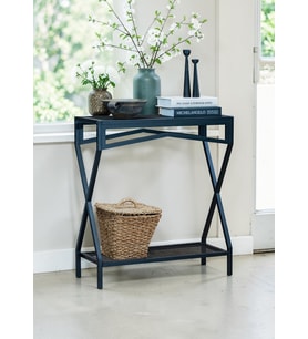 DEKORATİF METAL DRESUAR SİYAH METAL RAFLI STAND ÇOK AMAÇLI SALON VE HOL RAFI