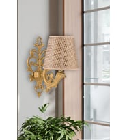 TEKLİ ESKİTME ZAMAK METAL APLİK KAHVERENGİ RATTAN HASIR ŞAPKALI