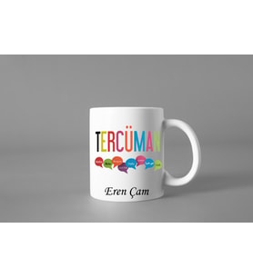tercüman özel tasarım kupa bardak