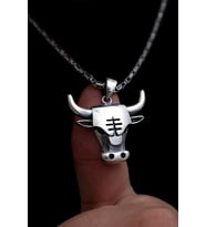 Vog - Kral Model Chicago Bulls Gümüş Kolye
