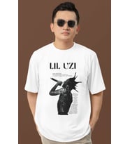 Lil Uzi Rapper Baskılı Unisex Oversize Şarkıcı Tişört