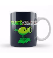 Peashooter Plants ve Zombies Kupa Bardak Porselen
