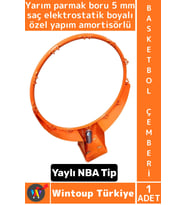 #Basketbol Dayanıklı Profesyonel Spor Okulu Kurs Saha Antrenman Yaylı NBA Tipi Şık Basketbol Çemberi