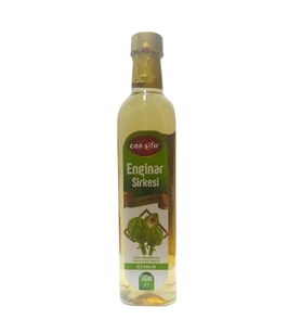 Canşifa Doğal Fermantasyon Katkısız Enginar Sirkesi Cam Şişe 500 ml